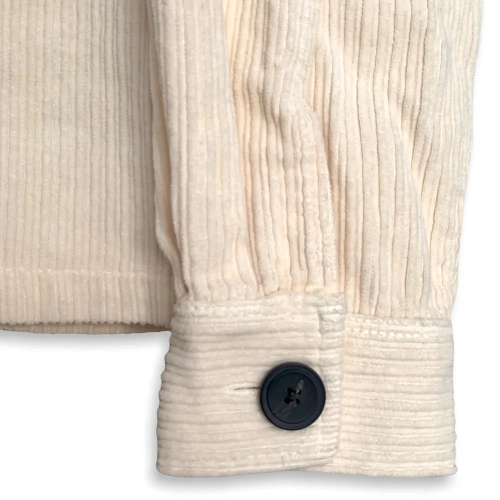 SOLD Zara Short Corduroy Overshirt, S, Oversized Cropped Jacket Shacket - Picture 5 of 12